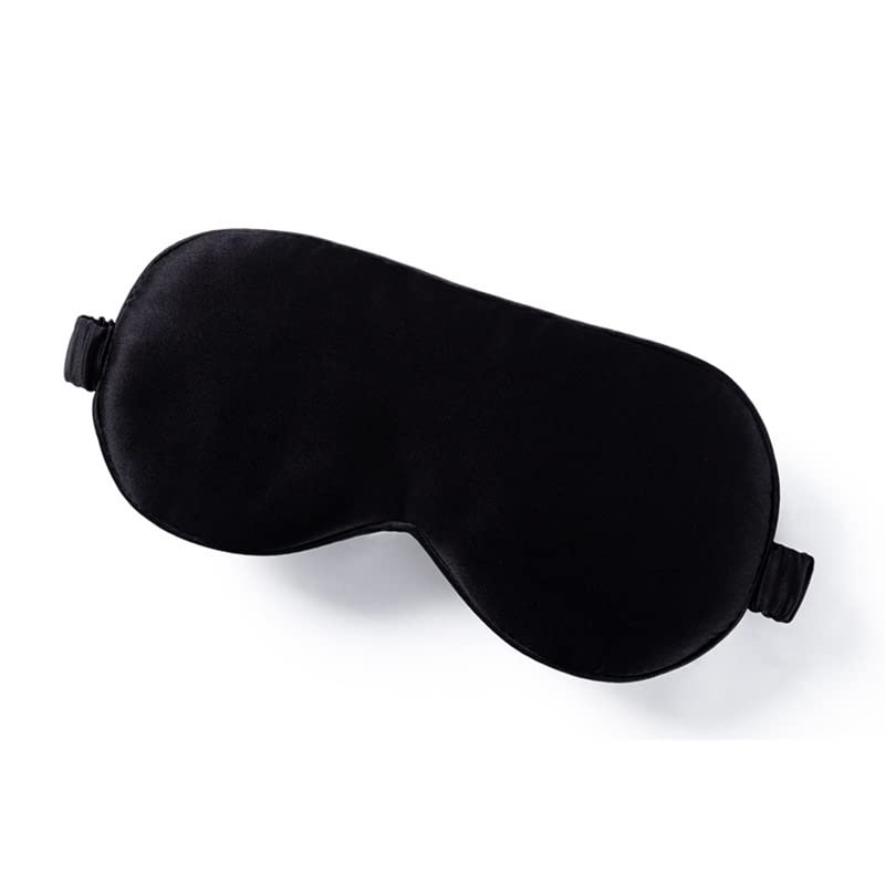 Schlafmaske aus Seide, weicher Satin, Augenbinde, elastischer Riemen, Nacht-Augenschutz, Reisenickerchen for Damen und Herren (Color : E)
