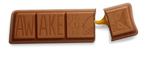 Awake Caffeinated Chocolate Energy Bar, Caramel Chocolate Energy Bar, 1 Bar Equals 1 Cup Of Coffee, 12 Bars (18.6 Oz) #TOP3