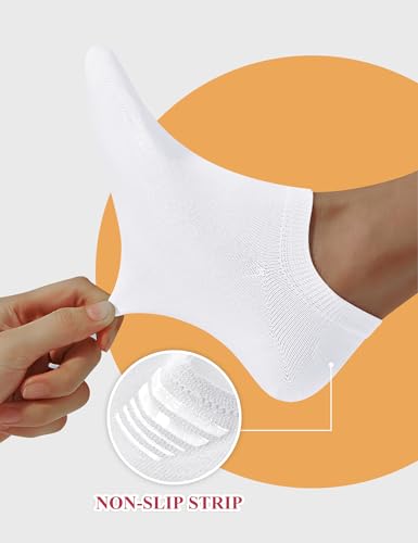 DIBAOLONG Womens No Show Socks Non Slip Flat Boat Line Low Cut Socks (6-12 Packs)3