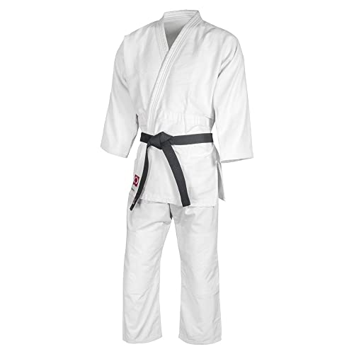Évitez les déchirures en dojo avec le Gi Entrainement Aïkido Fuji Mae Blanc 160 renforcé