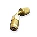 Ductless Mini Split System Charging Vacuum Port Adapter Swivel Type, 5/16 Female, 1/4 Male SAE