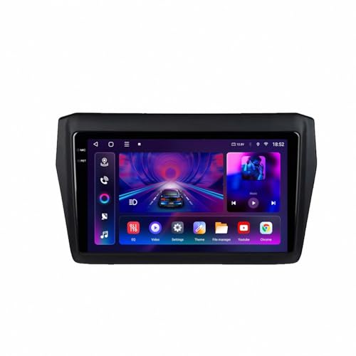 Radio Coche Bluetooth 2 DIN pantalla HD CarPlay Suzuki Swift 2017 2019 cámara