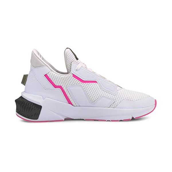 PUMA Women's Provoke XT Cross Trainer, White Black-Luminous Pink, 7