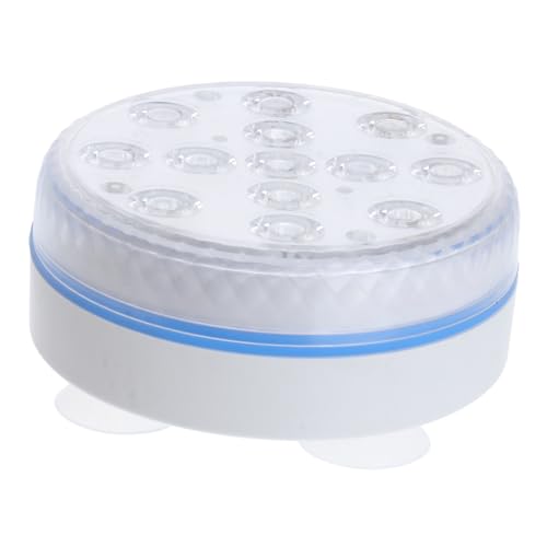 FUTUREORYY Luz Subacuática Led Para Piscinas y Estanques Vela Led Sin Llama Con Control off Diseño Resistente Al Agua Para Decoración Acuática Ambiental