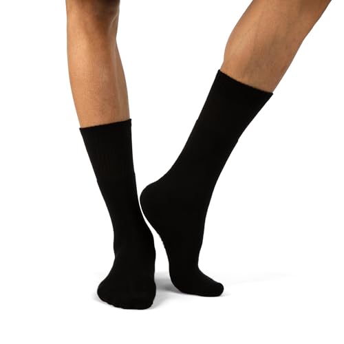 Premium Cotton Crew Socks, Soft Athletic Socks, 3 pack3