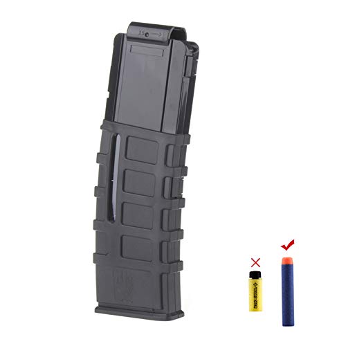 WORKER F10555 15 Darts Bullet Clips Common-use Injection Molding Magazine Clip Tactical for Nerf N-Strike Elite