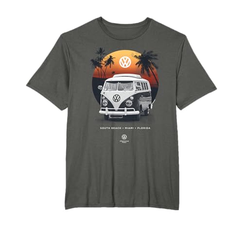 Volkswagen T1 Camper Beach Sunset en Floride T-Shirt