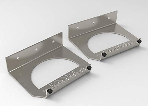 Footle: 2 Pack Foot Pull, Hands Free Door Opener No Contact Foot Operated Door Handle Opener, for Office, Restroom, Restaurant, Clinic Doors w/Your feet. Door Foot Opener, and Toe Pull w/Door Stop.