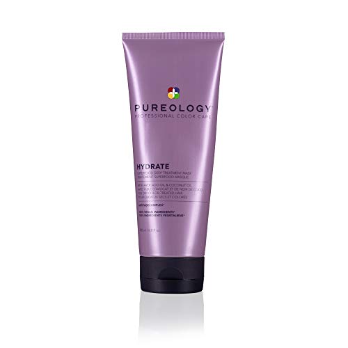 Pureology Hydrate Superfood Treatment | For Dry, Color-Treated Hair | Deeply Hydrating Treatment Mask | Silicone-Free | Vegan | Updated Packaging | 6.8 Fl. Oz. |