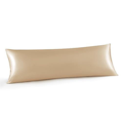 Image of INFIIXSO Silk Pillowcase Champagne 20 inchx54 inch