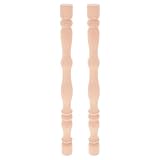 Design funzionale: adatto per l'uso come colonna di ponte, carrelli portabottiglie e elementi decorativi, soddisfacendo molteplici esigenze, colonne in legno, pilastri