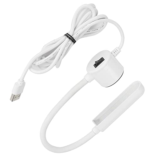 Phefop Lámpara de Tornos de Protección Ocular de 30 LED, Luz de Costura con Base Magnética, Lámpara de Tornos de Protección Ocular de 30 LED, de Máquina de Coser Alimentada por USB para Estudio,