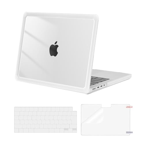 MOSISO Ή@ MacBook Pro 14C` P[X M4 M3 M2 M1`bv A3112 A2918 A2779 A2442(2025-2021[X)AA`NbLO TPUop[ X`bNn[hVF Jo[ & ({