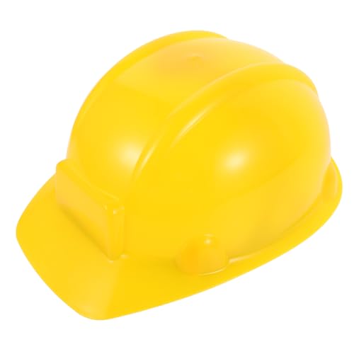 Kisangel Kids Construction Hard Hat, Yellow Child Hard Hat Fire Helmet Worker Caps for Toddlers Boys Girls Party Halloween Costume Toy