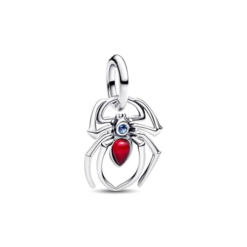 ARVALILS Spider Charm 925 Sterling Silver Charms fits Bracelets and Necklace Pendant Bead Charms Jewelry Gift for Women Family Friends