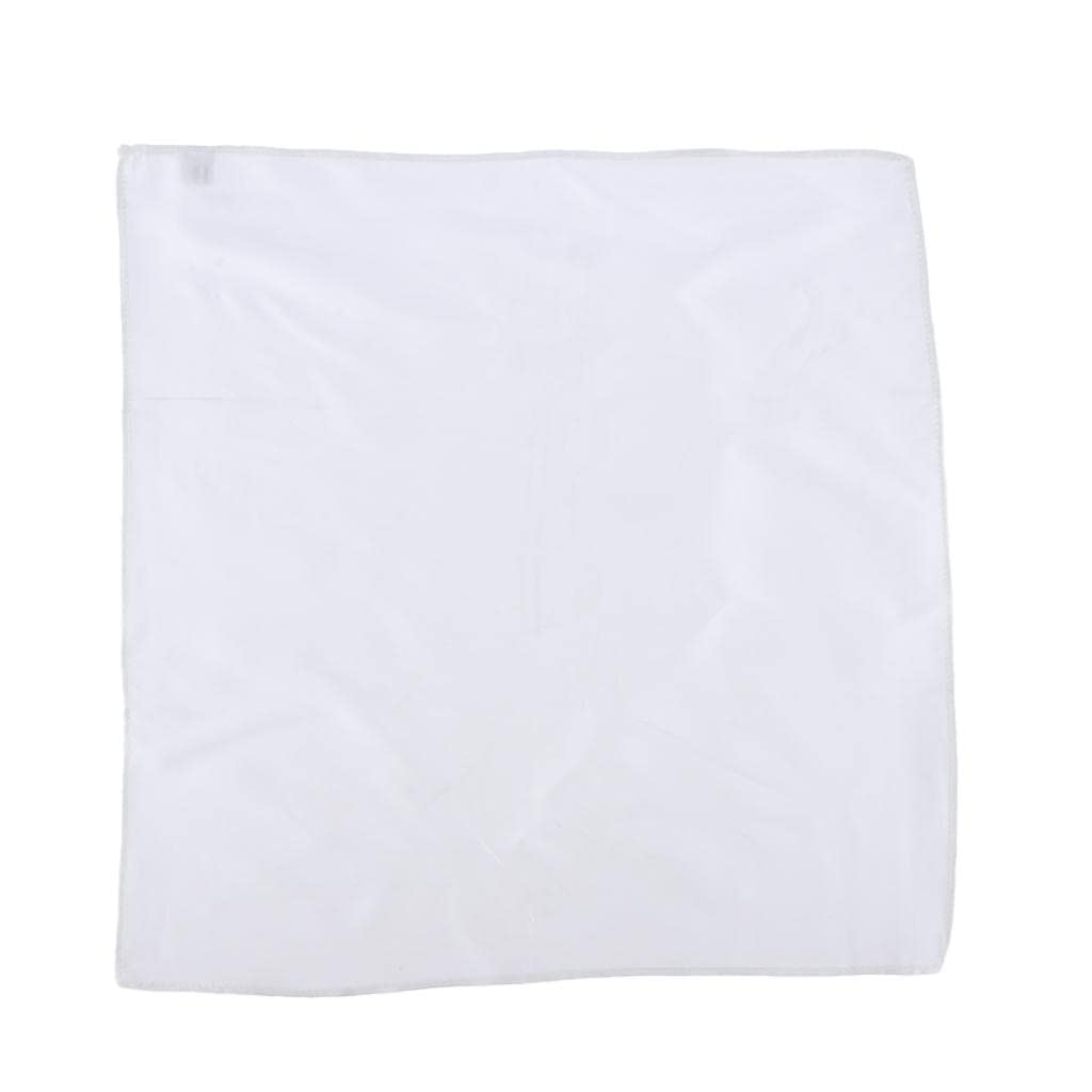 Männer Maulbeerseide Einstecktuch Plain Solid Taschentuch Silber Grau