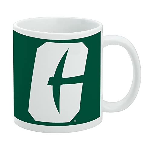 UNC Charlotte Primary Logo Ceramic Coffee Mug Gift Mugs for, 11oz, White