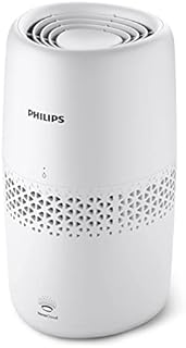 Philips Domestic Appliances Humidification 2000 Series - Technologia NanoCloud, nawilża pomieszczenia o powierzchni do 31 m2, zbiornik na wodę 2 L, 99% mniej bakterii, biały (HU2510/10)