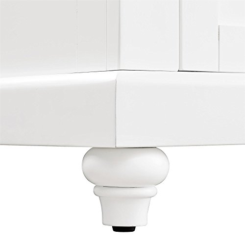 Dorel Living Ilha de Cozinha Kelsey com 2 bancos, branca