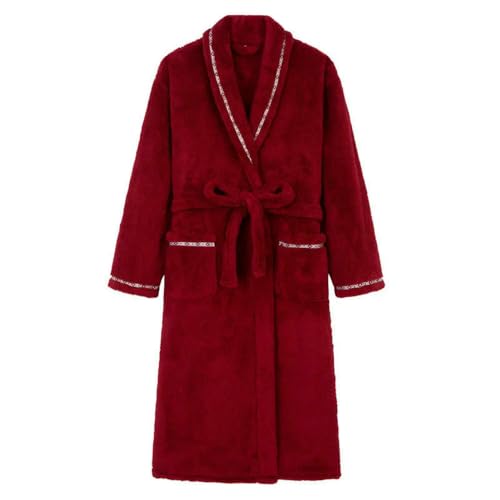 Robe de nuit décontractée en polaire pour soirées d'hiver - 6