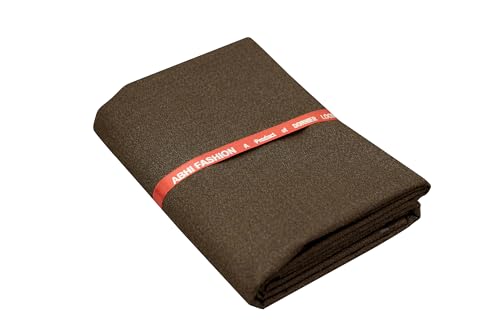Image of Abhi Fashion Men's Cotton Feel Blend Formal Unstitched Combo Trouser Fabric For Men (Pack Of 2)
