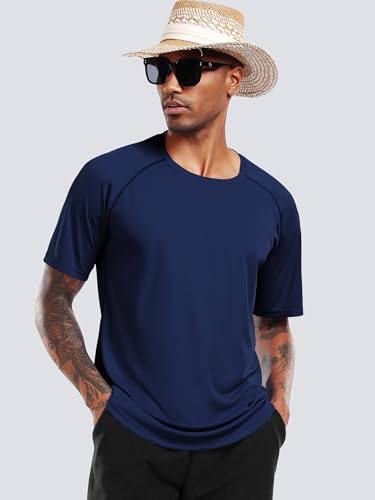 CADMUS Men's 3 Pack Workout Shirts Dry Fit Mesh Athletic T-Shirts4