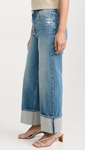 PAIGE Women's Sasha Ankle Wide Cuff Jeans4