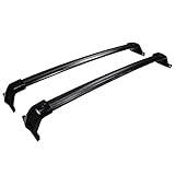 cofre cruz road 460 【Le brinda seguridad y durabilidad】 Barras transversales para portaequipajes de techo de automóvil hechas de aleación de aluminio de grado marino de alta resistencia, los pies de la base están hechos de plástico de alta calidad con función antioxidante y anticorrosión, peso ligero, alta dureza y gran capacidad de carga.