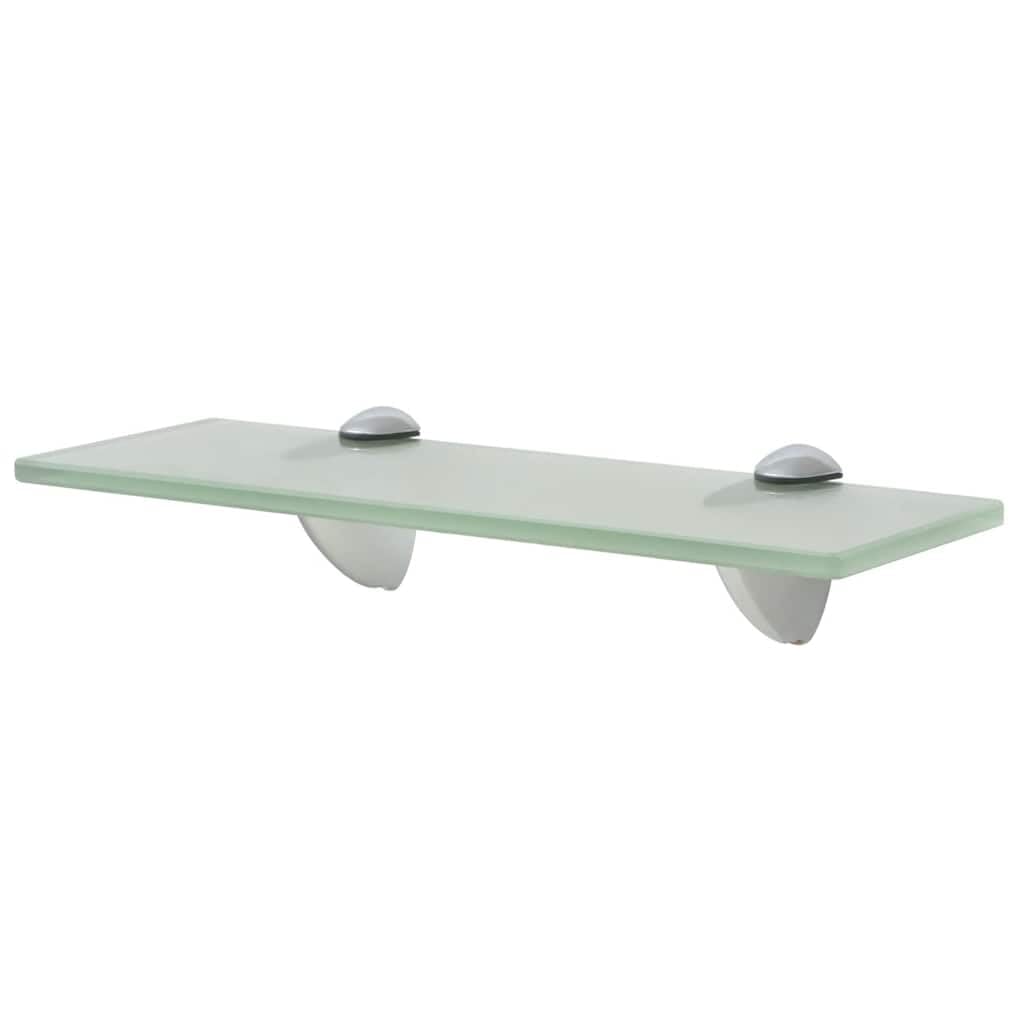 vidaXL Floating Shelf Glass 30x10cm Sheet Plate Storage Room Shelving Display