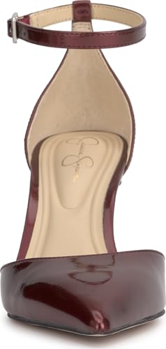 Jessica Simpson Womens Foxena Padded Insole Leather Ankle Strap2