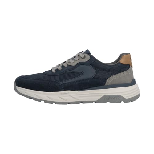 Rieker 06100 - Zapatillas Bajas para Hombre, Color Azul, Talla 42 EU