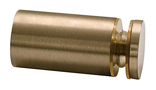 CRL Cylinder Style Antique Brass Finish Single-Sided Shower Door Knob