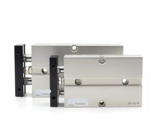 Vérin pneumatique alésage 10 mm à double tige magnétique pour guidage précis - 2