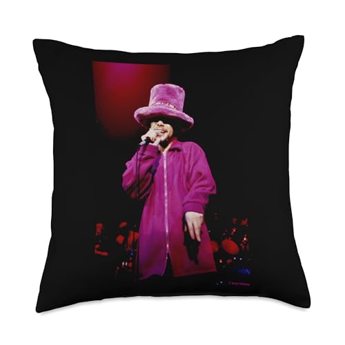 Jay Kay Of Jamiroquai Live 2000 By Andy Willsher Throw Pillow