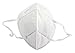 Produktbild Momi - Atemmaske Mundschutz Feinstaub Maske 5 Stück - Weiss, Standard