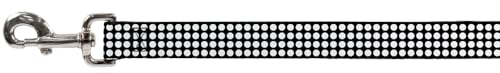 Laisse pour animal Buckle Down imprimé mini pois avec sangle large 2,5cm - 4