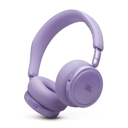 Image of JBL Live 680NC - Wireless on-Ear True Adaptive Noise Cancelling Headphones, JBL Signature Sound with Hi-Res Audio, 2-mic Perfect Calls 2.0 with AI-Trained Algorithm, & Personi-Fi 3.0 (Purple)