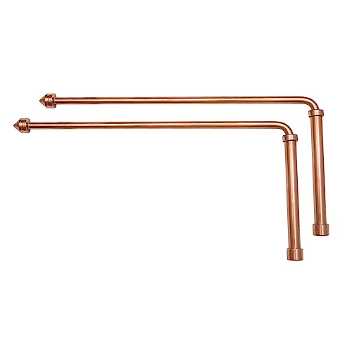 Image of Coppper Dowsing Rods Pair for Vastu | DIAMETER-8MM | Reiki & Energy Healing | L Divining Rods | Ideal for Finding Underground Water & Geopathic Stress | Only 2 Rods