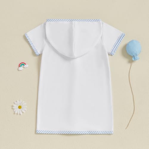 Nituyy Toddler Girls Boys Swim Cover Up Terry Cloth Swimsuit Coverup Wraps Zipper Bathing Suit Pool Beach Poncho Cover-Ups3