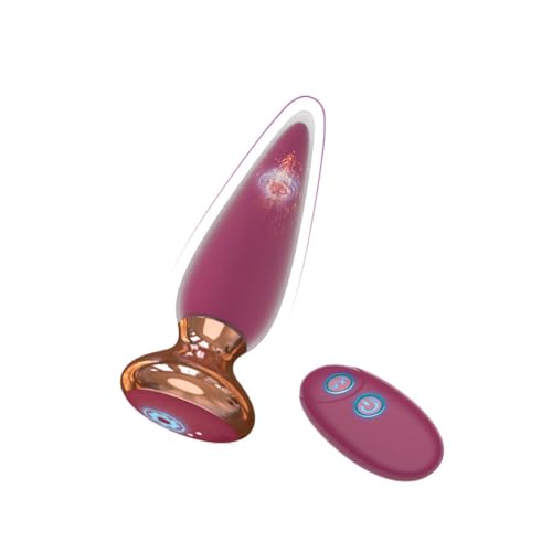 Plug anal avec télécommande et masseur prostatique vibrant pour hommes et femmes