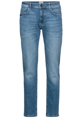 camel active Herren Regular Fit Houston Stretch Jeanshose Mittelblau, menswear-34/32