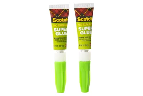 Scotch Super Glue Gel, .07 oz, 2-Pack, Dries Quickly with a Permanent Hold (AD112) - Image 4