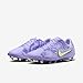 Nike United Tiempo Legend 10 Academy MG Low-Top Soccer Cleats (HF1590-500, Purple Agate/Barely Volt) Size 8