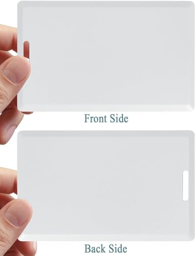 Image of 12 PCS T5577 Thick Smart Cards, Contactless 125khz RFID Rewritable Proximity Clamshell Weigand Prox Card, Compatible with 1386 1326 H10301 Format Readers and Keyless Entry Access Control Systems