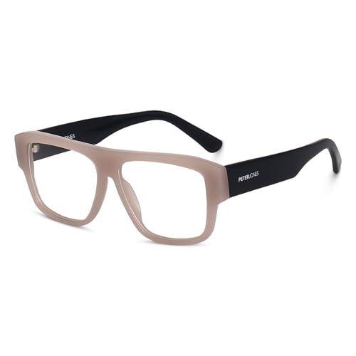 Image of Peter Jones Luxe I Pure Acetate I Oversized Large Size I Square Broad Frame I Spectacle Frame (U004)