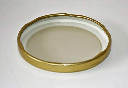 Image of Pure Source India 82 mm Lug Cap, Suitable for Pure Source 1Ltr, 800 Gram, 150 Gram Round jar, Only Suitable for The Glass Jar Which Has 82 mm Wide Mouth, and Lug Cap Suitable (6 pcs)