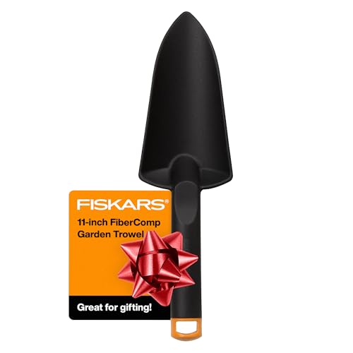 Fiskars Hand Trowel - Fiber Composite Gardening Hand Tool with Hang Hole - Lawn and Yard Tools