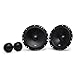 JBL Stage1 601C 2-Wege KFZ Soundsystem von Harman Kardon - 200 Watt Komponenten Auto Lautsprecher Boxen Set mit 16 - 17 cm Einbau Autolautsprecher und Hochtöner, Black