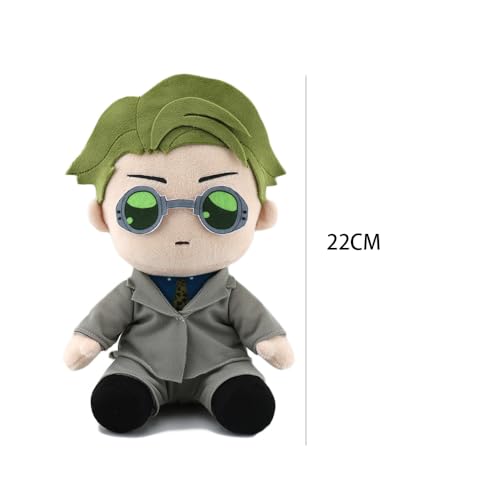 LUNK Nanami Kento Soft Figure JJK Nanami Kento Figurine Stuffed Anime Plush Pillow Cushion for Hug Cuddle Home Sofa Decoration 22cm/8.66