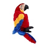 Design RéAliste Et Attrayant: Cette peluche perroquet présente un design hautement fidèle et vivant, apportant une touche décorative originale et amusante à votre intérieur